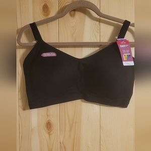 Olga By Warners GM3911A Black 2XL Plus Black Bra no underwire